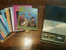 Vintage Ford Philco Radio/Phonograph 45/33 rpm Record Player and 50 recor