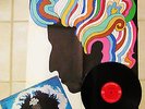 TOP M- '67 ORIG LP + DAZZLING POP-ART POSTER = BOB DYLAN  '63 '66 Folk psych GEM