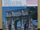 Vinyl LP Records SRA-2120 Felix Mendelssohn - Symphony No.4 Italian (Japan)