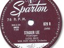 LLOYD PRICE Rock'n Roll 78 RPM Record. Stagger Lee