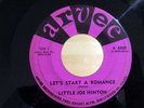 RARE Northern Soul LITTLE JOE HINTON Let's Start A Romance ARVEE 5029