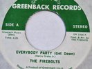 FIREBOLTS Everybody Party (Get Down) GREENBACK 45 disco soul funk NM 7”