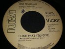 I Like What You Give - Jose Feliciano   LISTEN IT   Rare LATIN SOUL FUNK promo 7