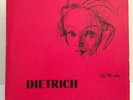 Marlene Dietrich 1973 concert memorbilia signed photo booklet with Columbia 45