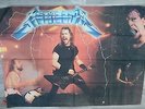 Metallica live hardrock rock group music artist poster FLAG
