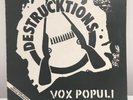 DESTRUCKTIONS Lp Vox Populi Terveet Kadet Mob 47 Kaaos Gism Rock-o-rama Kbd