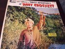 Disneyland Records THREE ADVENTURES OF DAVY CROCKETT WDA-3602