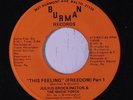 JULIUS BROCKINGTON: This Feeling (freedom)  / Part 2 45 Funk