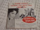 CONNIE FRANCIS  WHERE THE BOYS ARE/NO ONE  MGM 12971 WITH PICTURE SLEEVE
