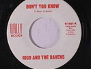 RICO & RAVENS: Don't You Know / In My Heart 45 (Northern Soul R&B scorcher with