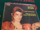 DAVID BOWIE 'LIFE ON MARS'/'THE MAN WHO SOLD THE WORLD'. PICTURE SLEEVE.