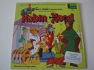 WALT DISNEY PRODUCTIONS STORY AND SONGS FROM ROBIN HOOD VINYL LP 1973 W/BOOK EX