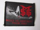 Original Michael SCHENKER 1983 Built to Destroy Tour MSG Sew on Badge / Patch