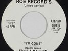 Sweet Soul 45 - Ernie & Marilyn - I'm Gone/Oh My Angel - Roe - VG++ mp3