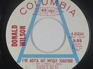 Crossover Soul 45 - Donald Wilson - I've Gotta Get Myself - Columbia - VG+ mp3