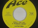 Funk Blues 45 - Guitar Reed - Don't You Say A Mumblin' Word - Ace - VG++ mp3