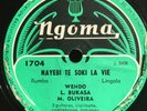 WENDO LEON BUKASA M. OLIVEIRA NGOMA 1704 AFRICA 78 RPM E  AFRICAN CONGO GUITAR