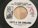 rare northern soul im gonna love you a long long time Patti and the emblems