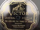 Victor 21271 Lonnie McIntorsh LION AND THE TRIBES OF JUDAH great   E/E- 78 rpm