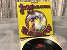VINTAGE AUSTRALIAN JIMI HENDRIX PURPLE HAZE EXPERIENCE VINYL RECORD & DESK SIGN