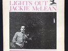 JACKIE MCLEAN Lights Out New Jazz LP 8263 Mono Van Gelder