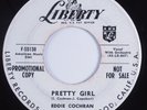 Rockabilly 45 EDDIE COCHRAN Pretty Girl LIBERTY HEAR promo