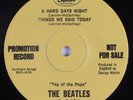 Rock & Roll 45 BEATLES A Hard Days Night/Things We Said Today CAPITOL HEAR promo
