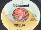 Top Northern Soul Dancer 45 CL and the Pictures Baby Not Now MONUMENT EX HEAR