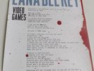 LANA DEL REY VIDEO GAMES LITHOGRAPH POSTER PRINT 2012