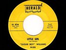 '60 Rockin' Blues/Blues SUGAR BOY WILLIAMS Little Girl/Five Long Years VG++ HEAR