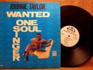 WHITE LABEL PROMO R&B LP JOHNNY TAYLOR WANTED ONE SOUL SINGER 1967 STAX 715 MONO