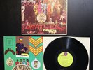 SGT PEPPER LP GREEN LIME LABEL with INSERT EXCELLENT vinyl VG+ COVER