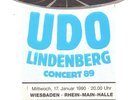 Udo Lindenberg   In Concert 1989  Ticket / Konzertkarte / Eintrittskarte