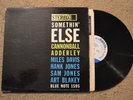 Something' Else Adderly Davis Jones Jazz Record LP VG++