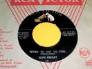 ELVIS PRESLEY Tryin' To Get To You 45 Original Lined RCA Victor Rockabilly NICE
