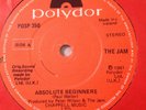THE JAM rare Irish pressing ABSOLUTE BEGINNERS 7