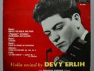 DTL 93106 - DEVY ERLIH - VIOLIN RECITAL - BUREAU - DUCRETET-THOMSON - RARE - EX