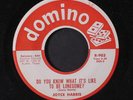 JOYCE HARRIS: I Cheated / Do You Know What It's Like To Be Lonesome 45 Oldies