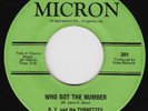 B.Y. & THE TURNETTES Who Got The Number FUNK 45 breaks  DJ SHADOW northern soul