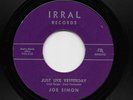 Joe Simon - Just Like Yesterday / Only A Dream (Soul/R&B, 45)