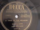 Monica Lewis & The Ames Brothers - 78rpm single 10-inch – Decca #24411 A Tree In