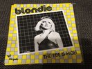 Blondie, The Tide Is High, Rare 7'' Import Dutch Orange Vinyl And Picture Sleeve