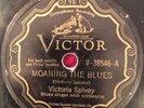 Victor 38546 Victoria Spivey w LUIS RUSSELL BD  Moanin The Blues 1929 78 rpm V-