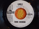 EDDIE COCHRAN Lonely/Sweetie Pie 45rpm WHITE LABEL PROMO Liberty 1960 Rockabilly