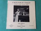 LOLA BOBESCO L'AGE D'OR DU VIOLON  ALPHA DB 177 UK STEREO  NEAR MINT