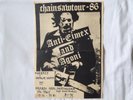ANTI-CIMEX AGONI HERESY NAPALM DEATH Original 1986 A3 UK Tour Flyer KBD Punk