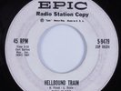 Country Bopper 45 DICK FLOOD Hellbound Train EPIC HEAR promo