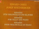 BASF MPS - LUDWIG HOELSCHER - GRIEG / RHEINBERGER - CELLO SONATAS - RAPF NM+/M