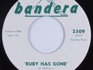 Doo Wop R&B 45 DIATONES Ruby Has Gone BANDERA VG++ HEAR