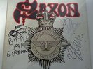 K11	Saxon	Strong Arm of the Law	German LP in FOC SIGNED ON FRONT   *SALE*
